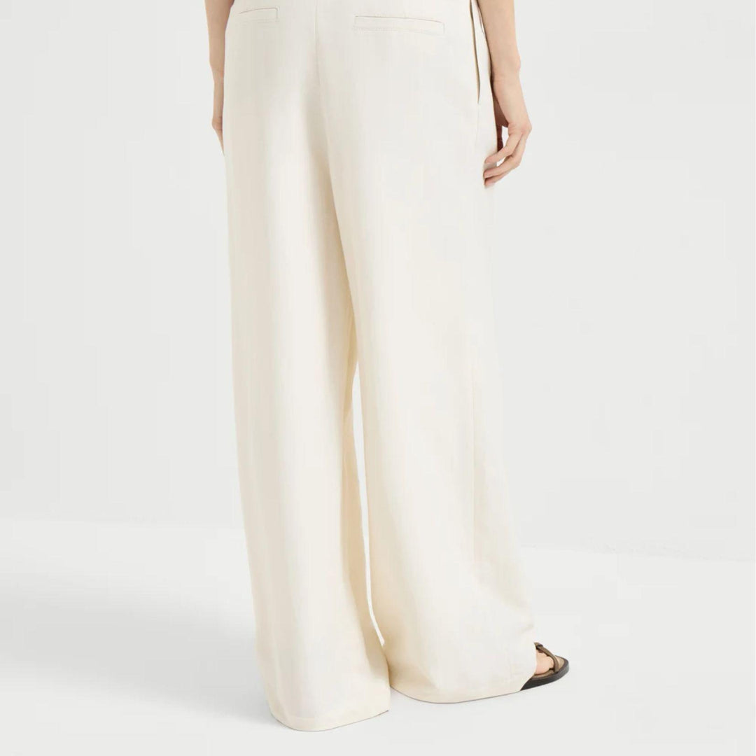 Fluid Twill Wrap Pant