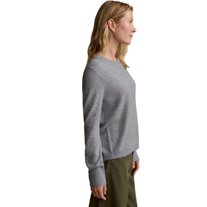 Flynn Cashmere Crewneck in Grey