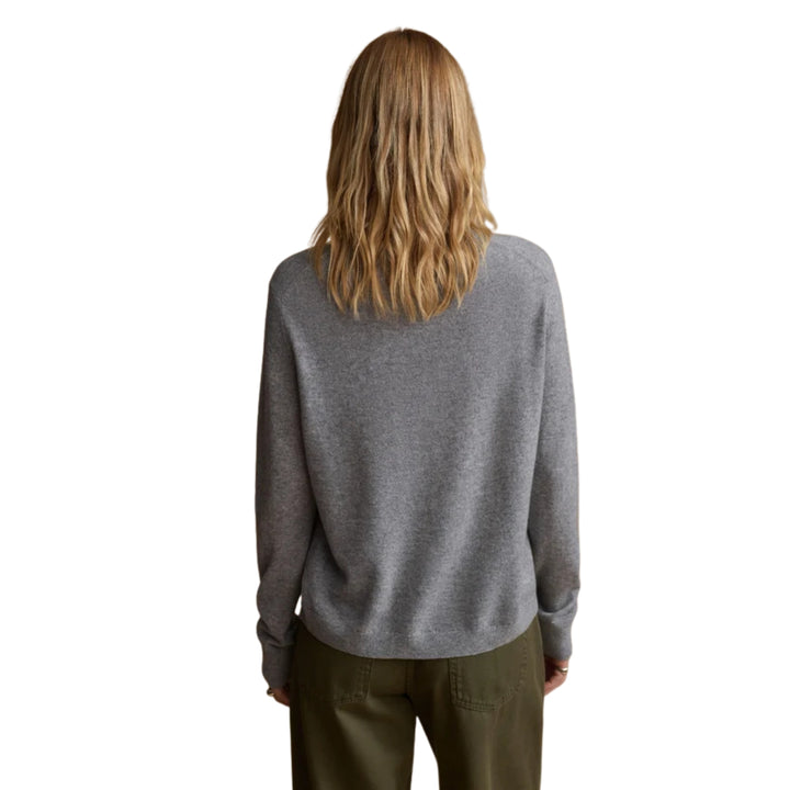 Flynn Cashmere Crewneck in Grey