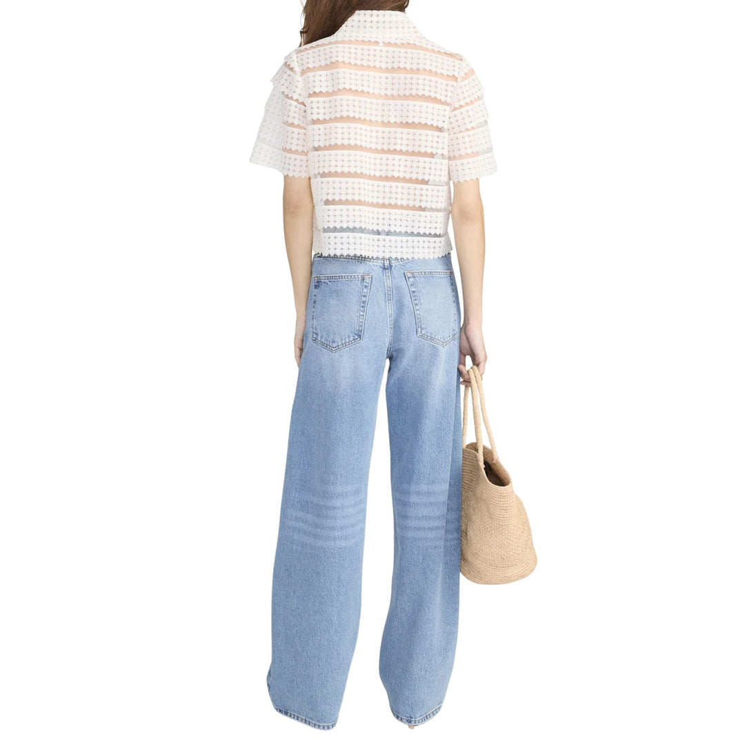 The Lattice Crochet Blouse