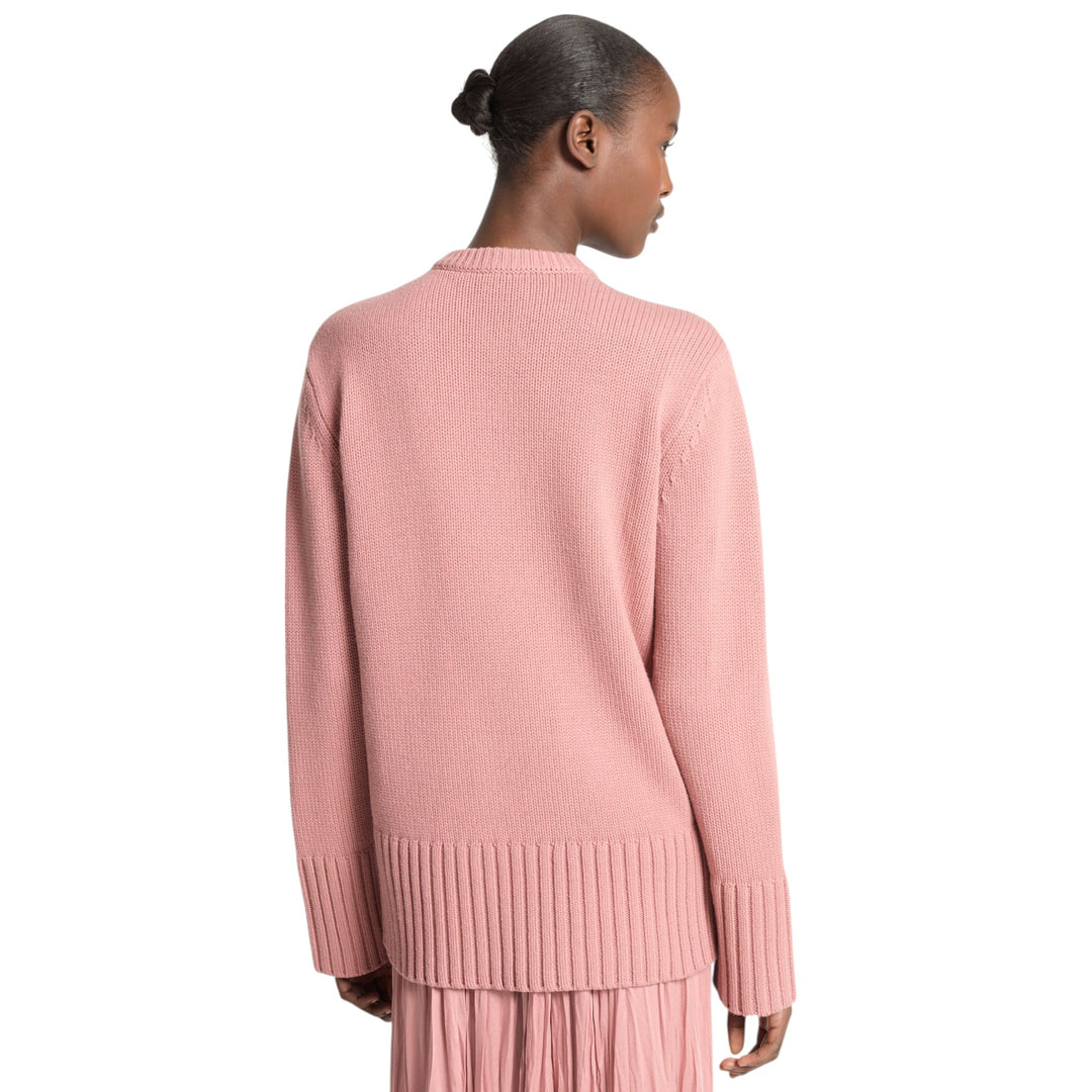 Oversized Crewneck Tunic Sweater
