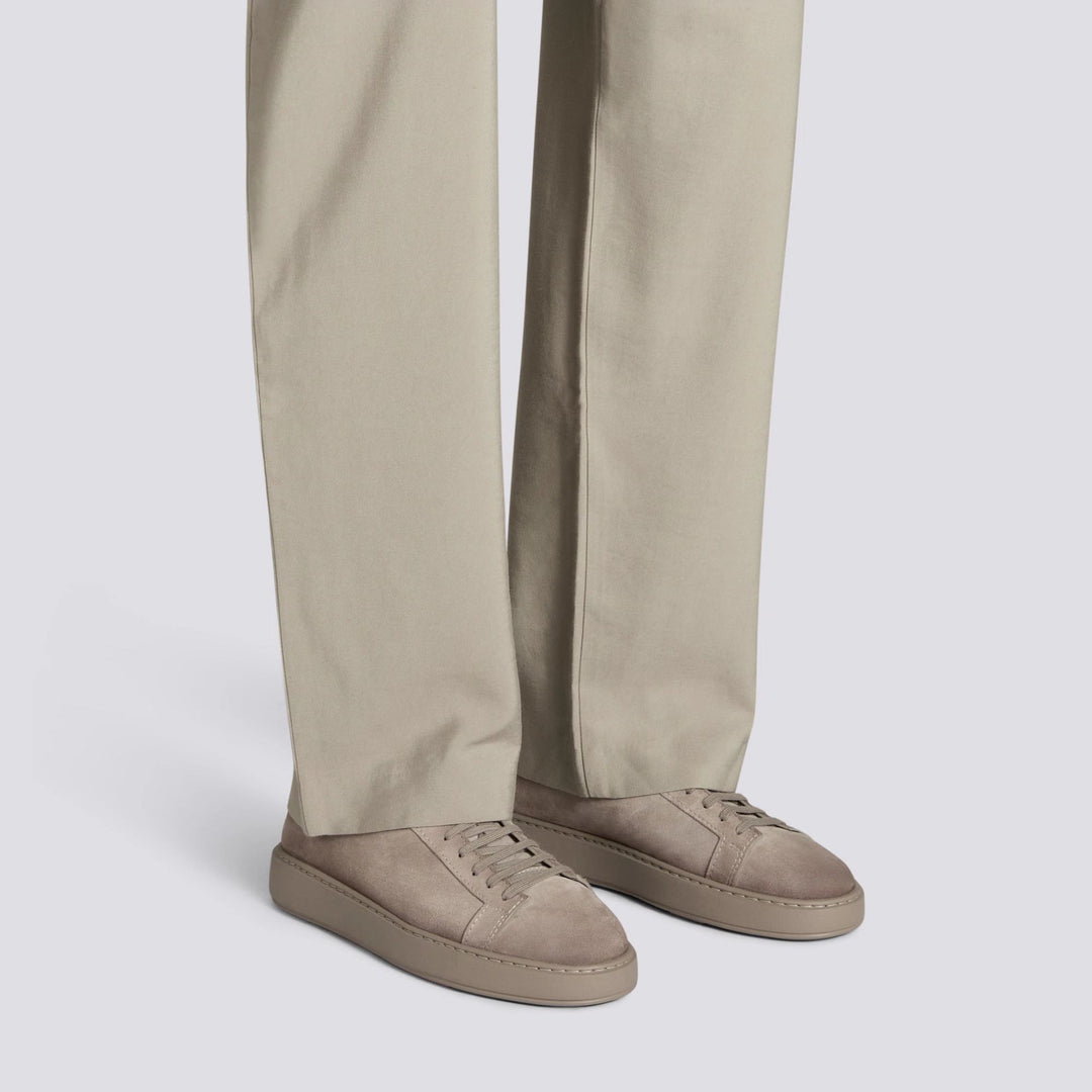Beige Suede Sneaker