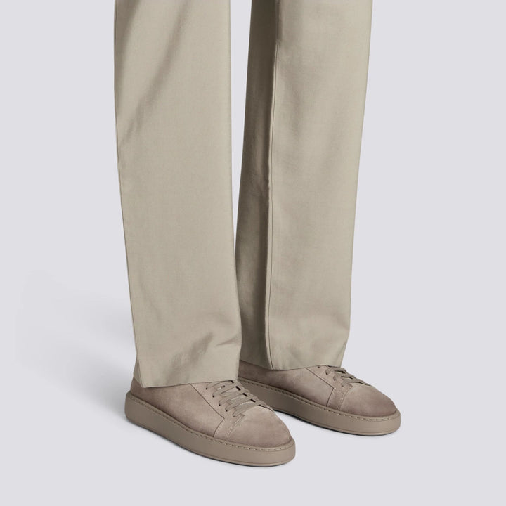 Beige Suede Sneaker