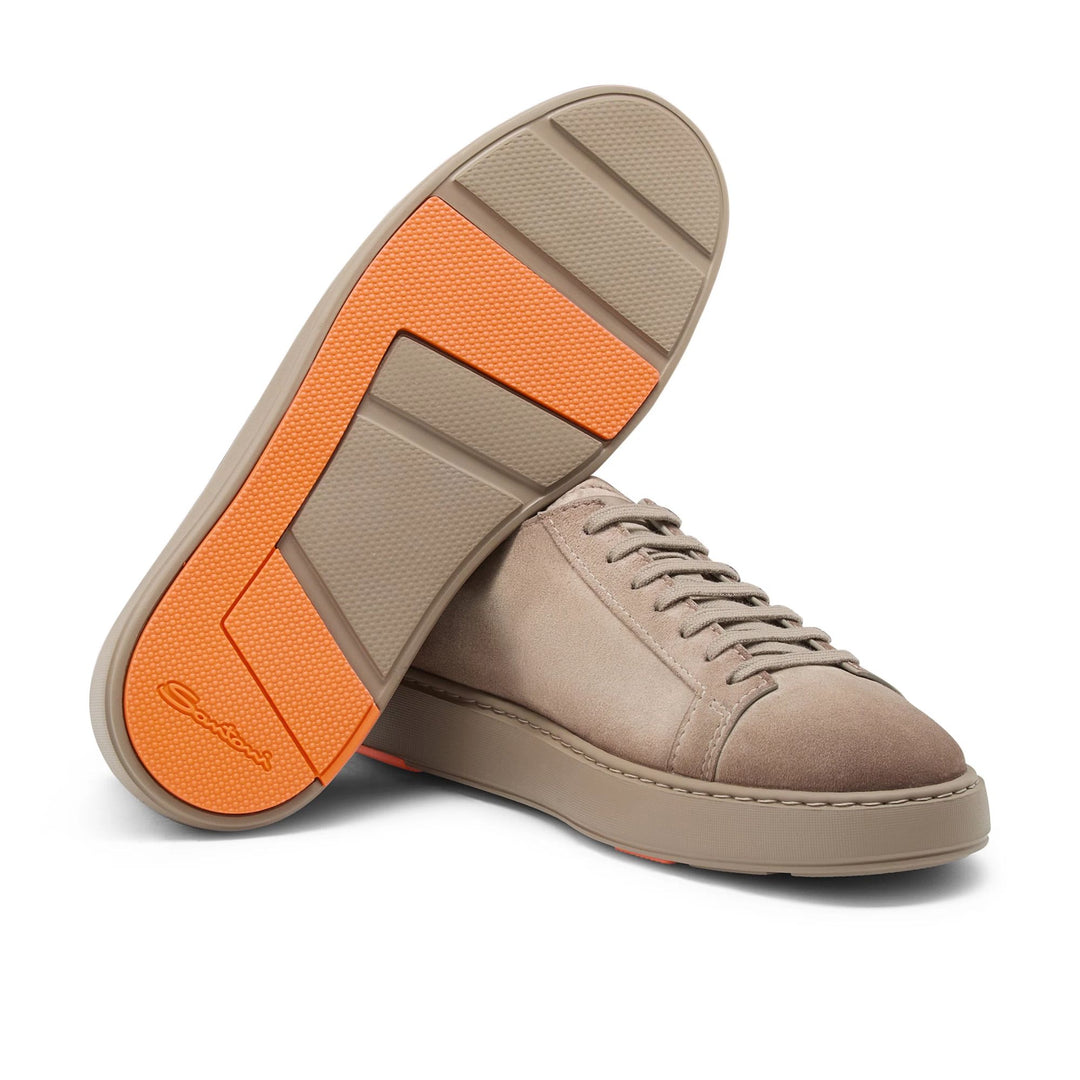 Beige Suede Sneaker