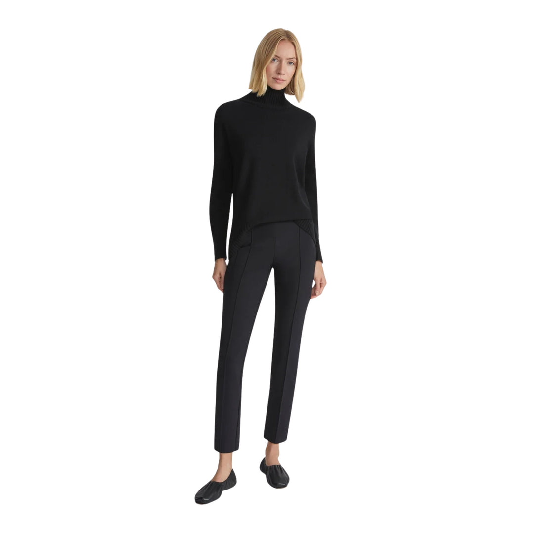GRAMERCY PANT W/ PINTUCK - Black