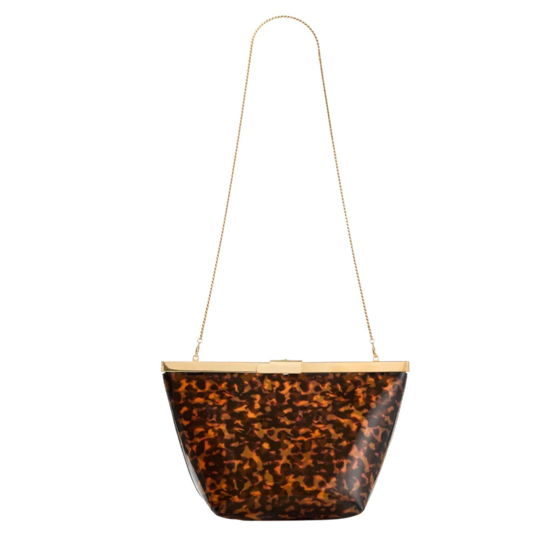 Ganache Clutch in Tortoiseshell