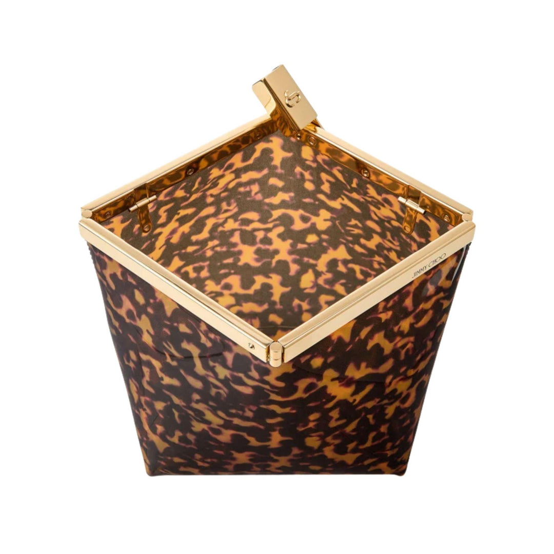 Ganache Clutch in Tortoiseshell