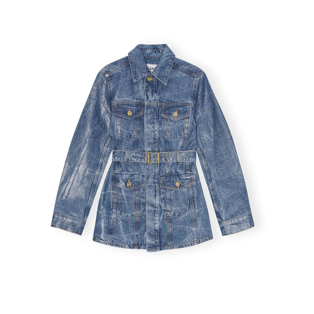 Foil Denim Jacket