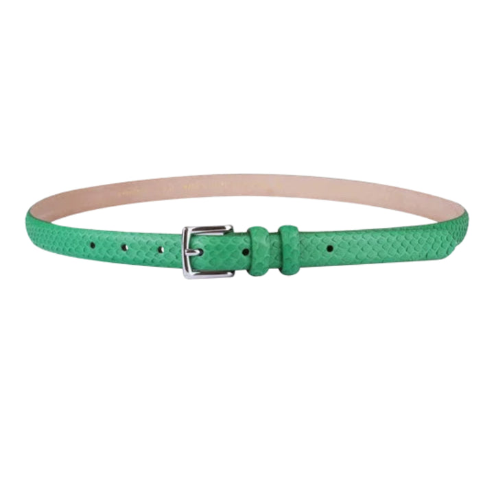 Gavazzeni Isa Belt in Verde, front