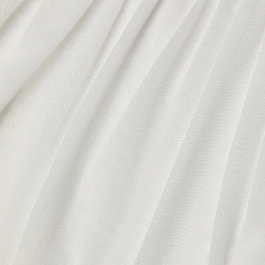 Gelina Ruched Bodysuit in White