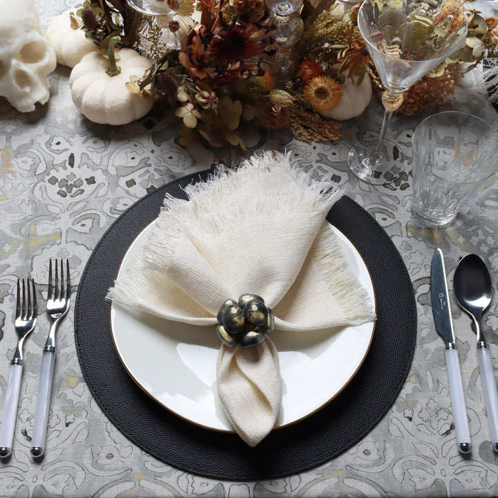 Gem Wreath Napkin Ring - Set of 4