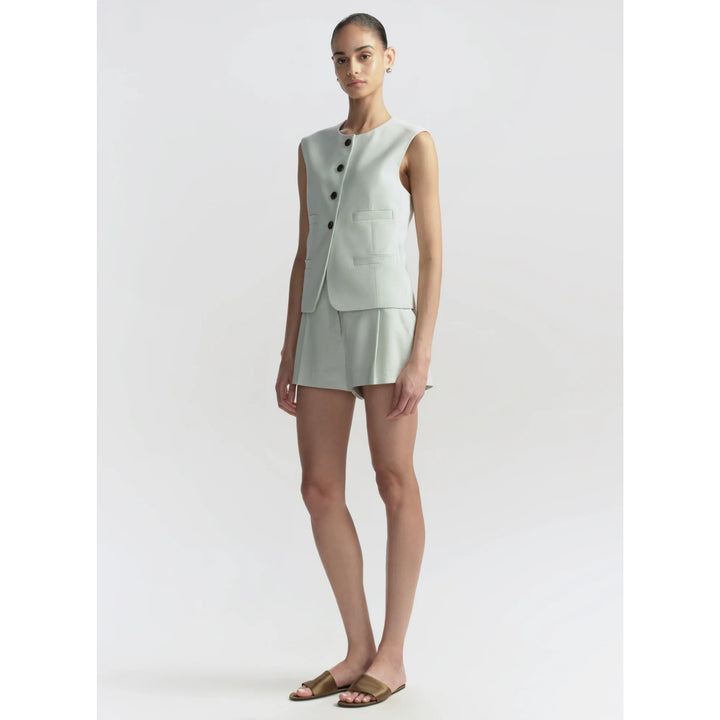 Georgie Vest in Pale Mint