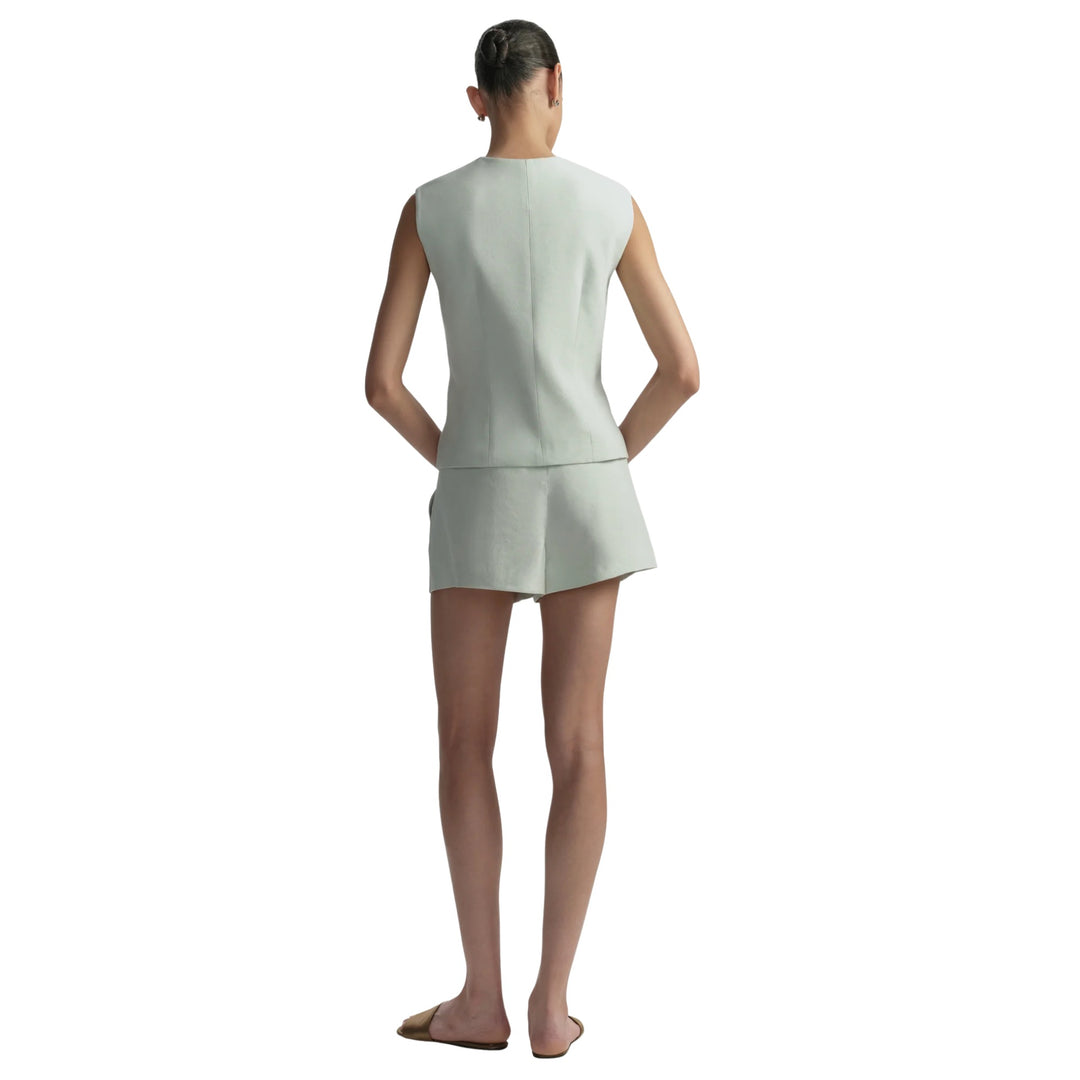Georgie Vest in Pale Mint