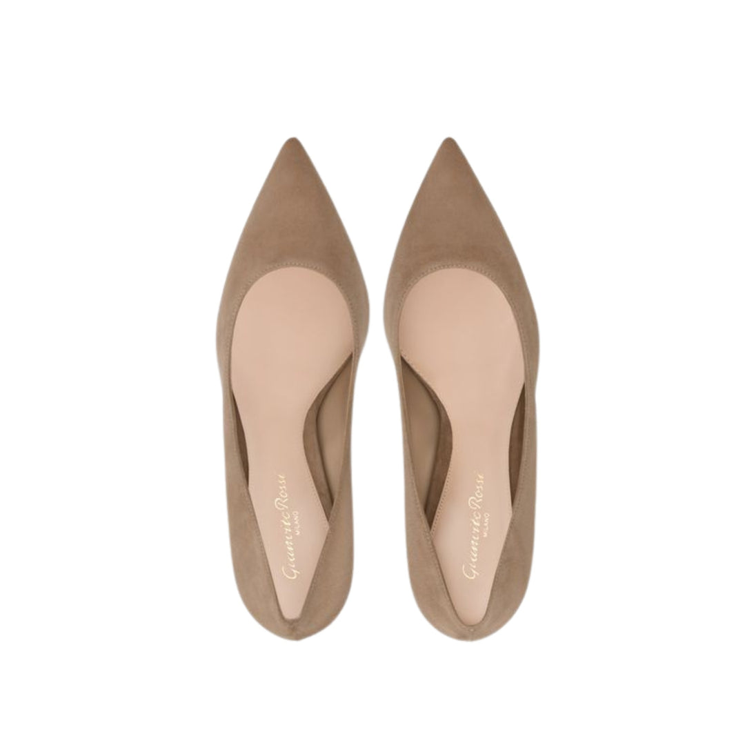 Gianvito 70 Pump in Praline