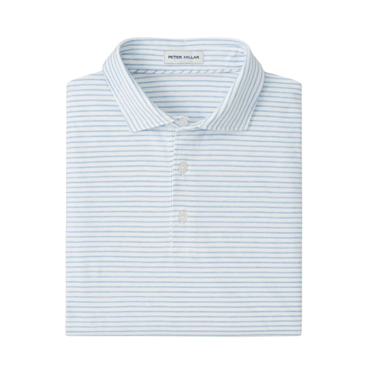 Gilman Crown Flex Cotton Polo in White