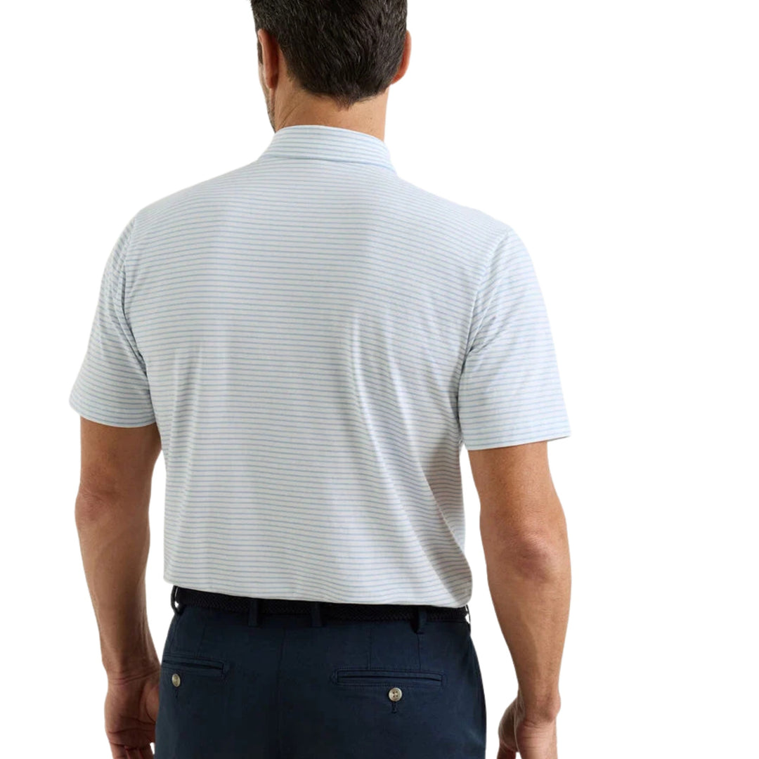 Gilman Crown Flex Cotton Polo in White
