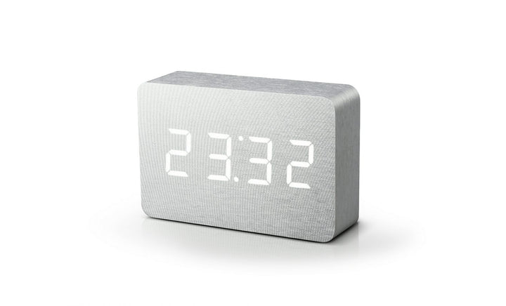 Brick Aluminium Click Clock