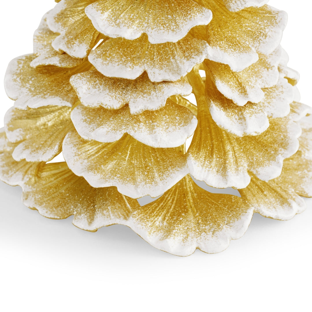 Ginkgo Gold Frost Christmas Tree in Medium