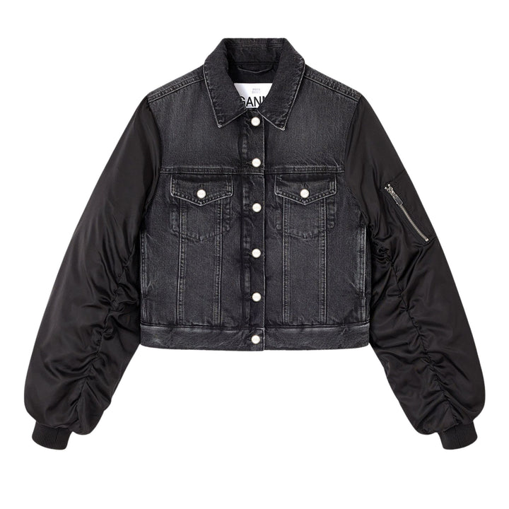 Rigid Denim Mix Jacket