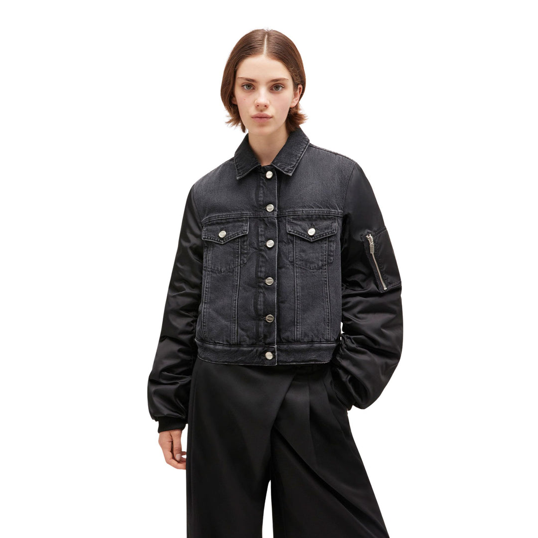 Rigid Denim Mix Jacket
