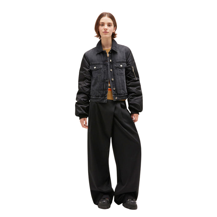 Rigid Denim Mix Jacket