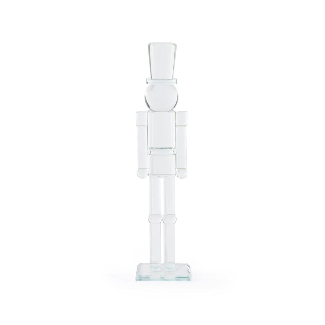 Glass Decor Nutcracker, 16"