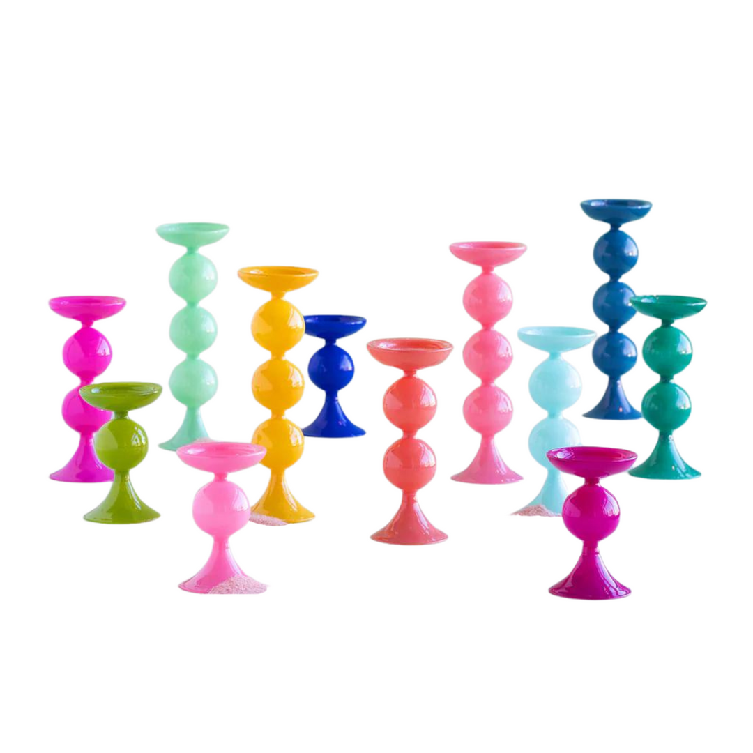 Sugar Plum Pillar Candle Holder