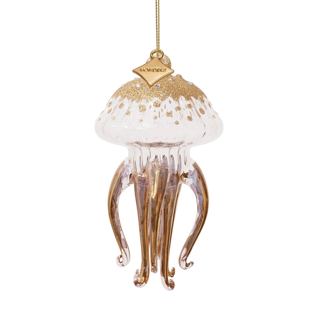 Gold Jellyfish Ornament