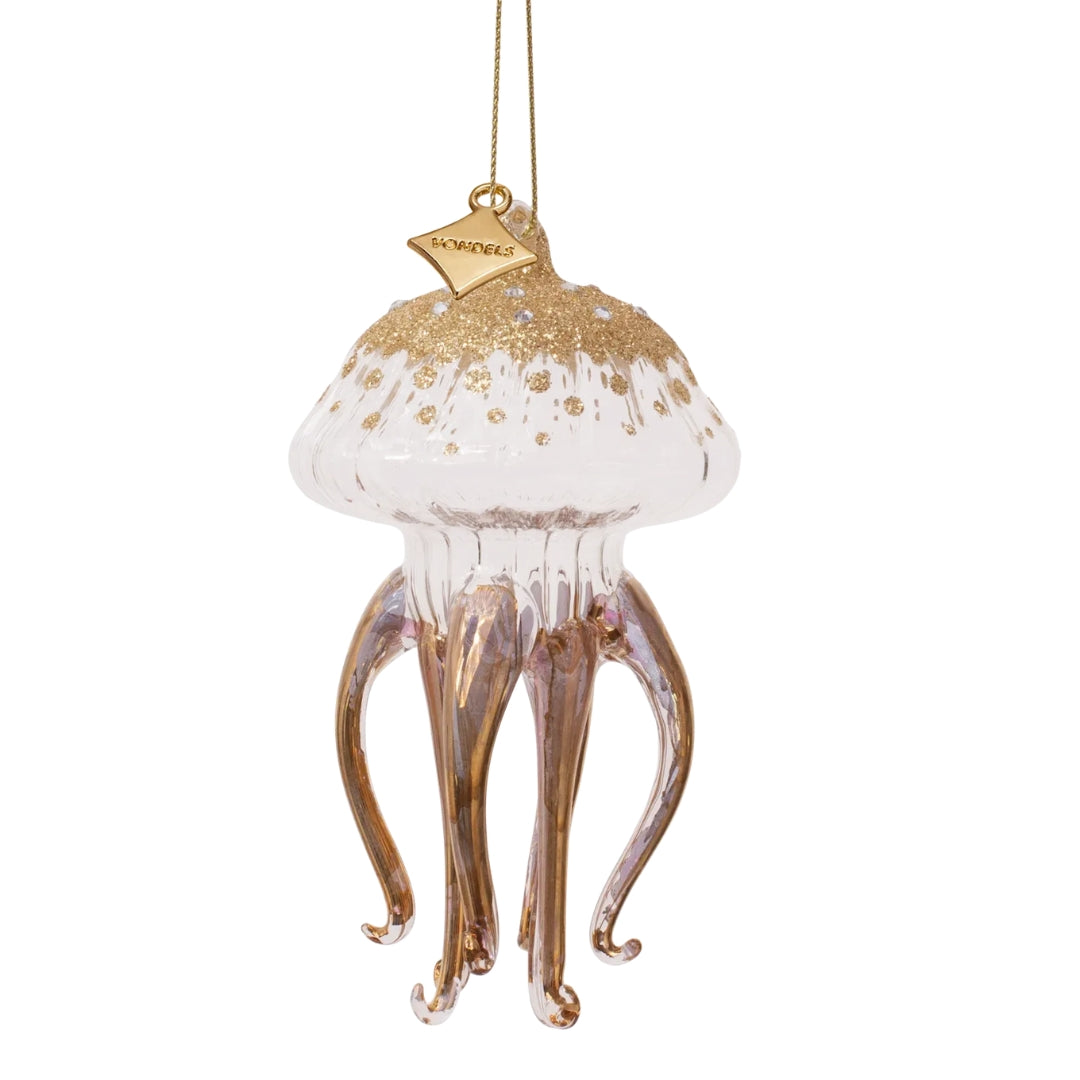 Gold Jellyfish Ornament