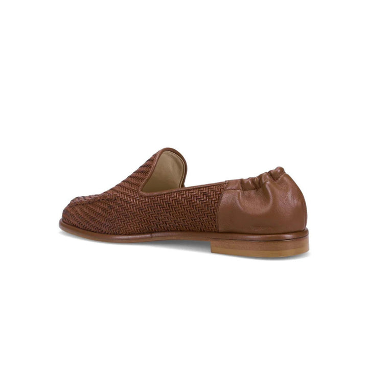Gracelyn Woven Loafer in Antique Cognac