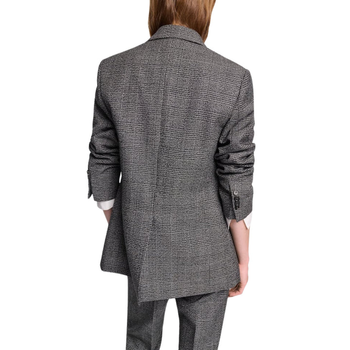 Graphic Elegance Jacket in Salt & Pepper Giencheck