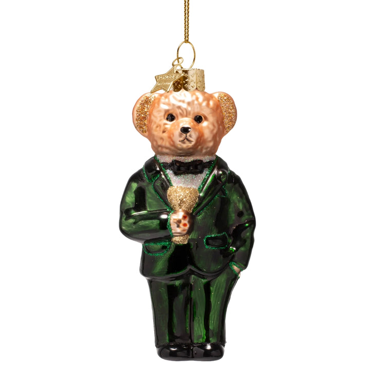 Green Bear Ornament