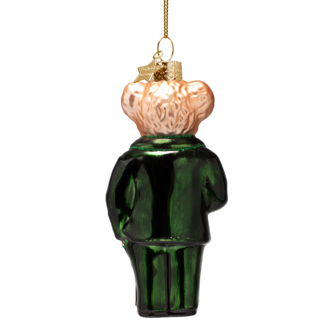 Green Bear Ornament