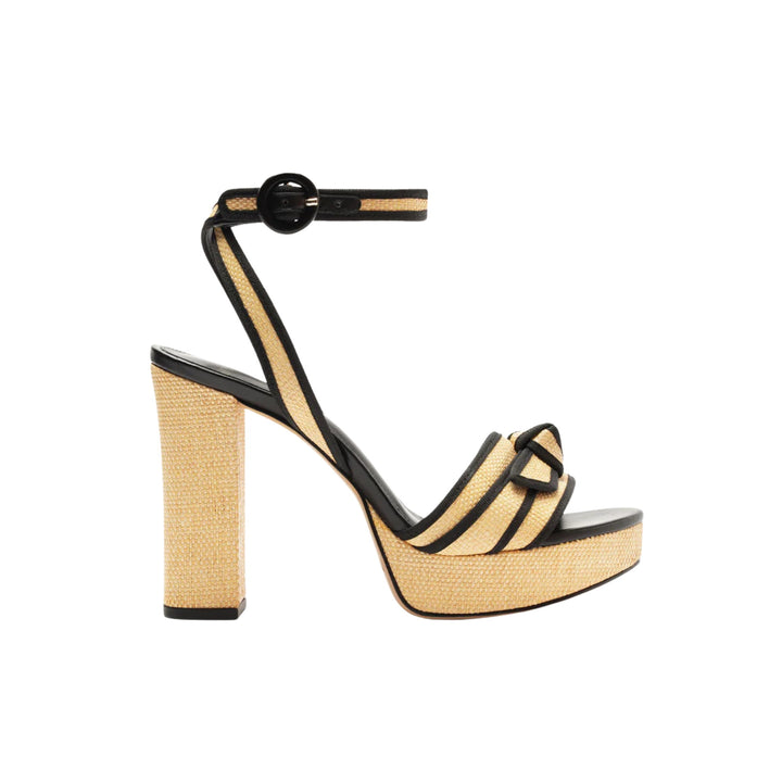 Grossgrain Raffia Platform