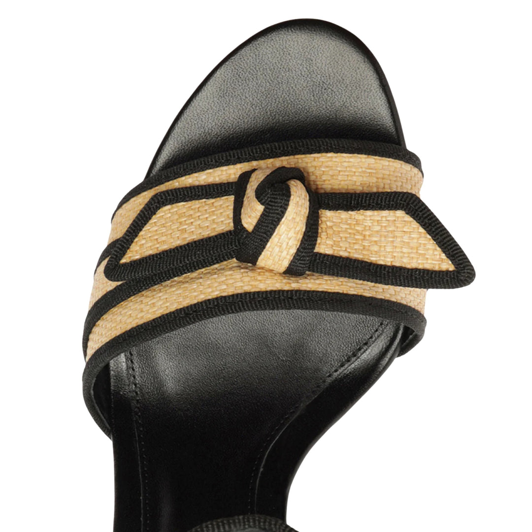 Grossgrain Raffia Platform