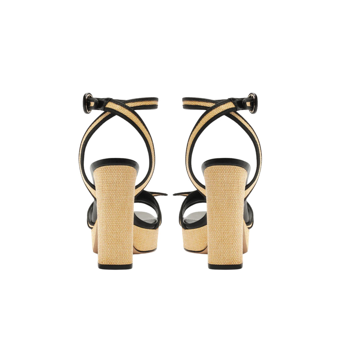 Grossgrain Raffia Platform