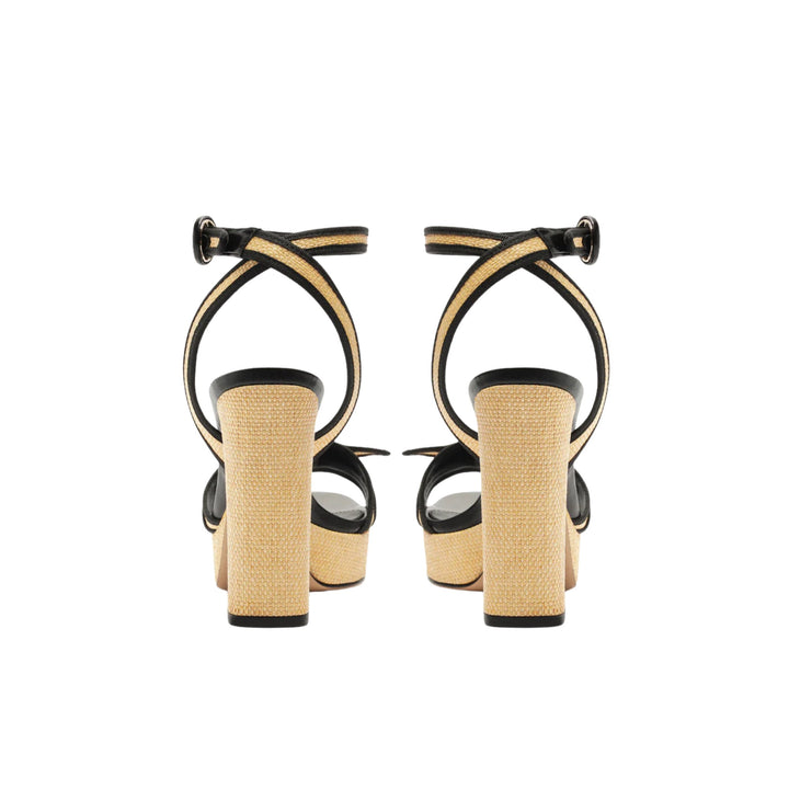 Grossgrain Raffia Platform