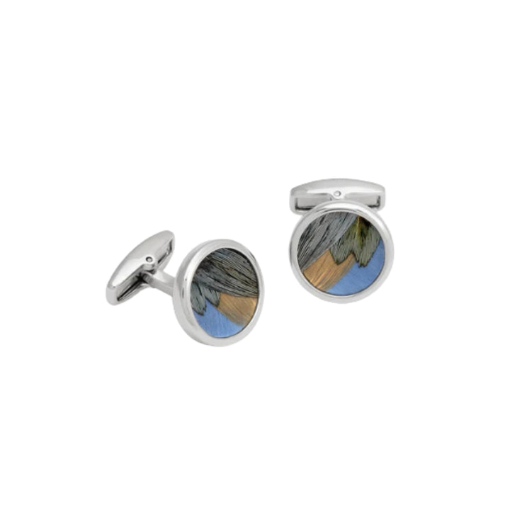 Guana Cufflinks Rhodium