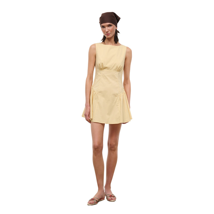Gwen Mini Dress in Butter