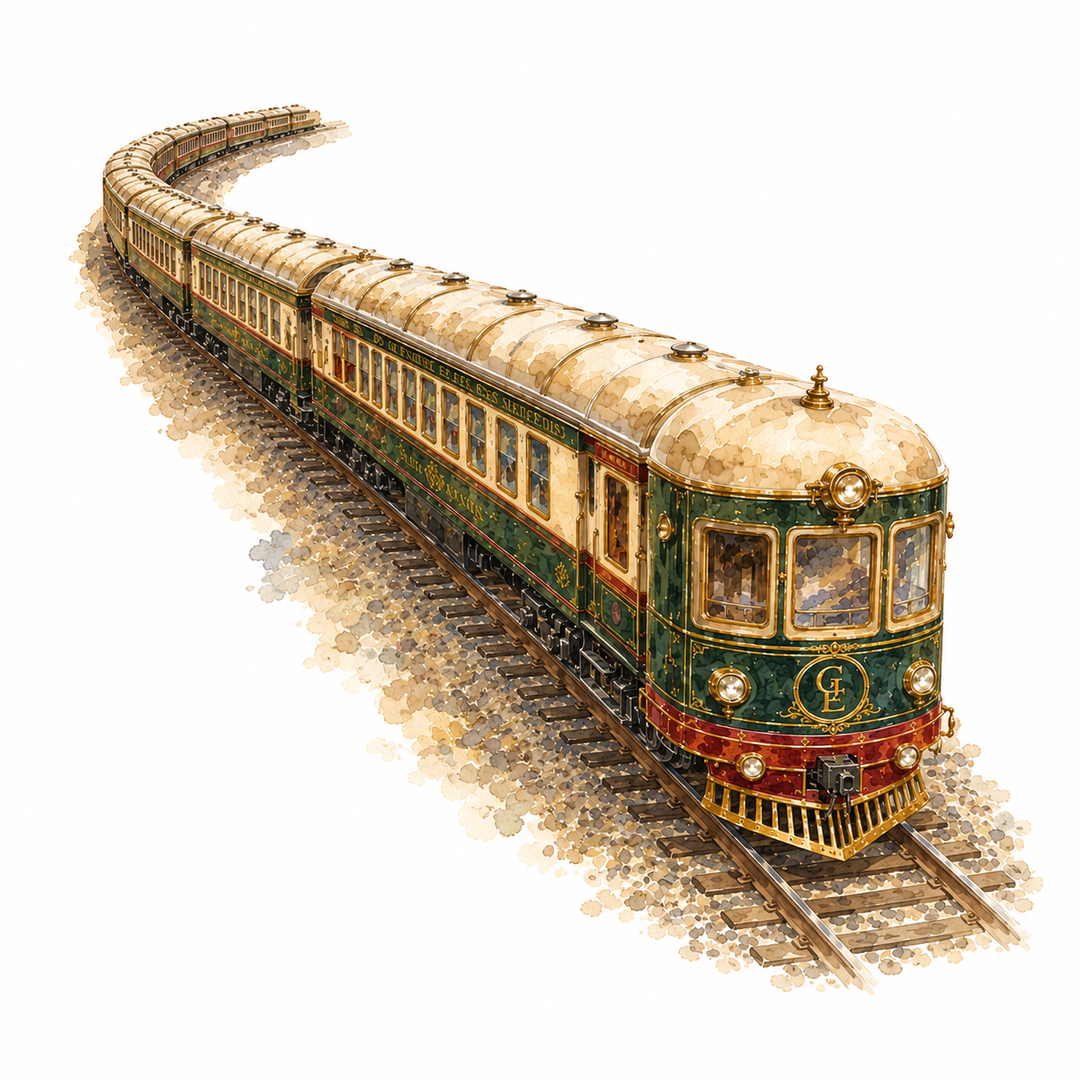 Gwynn’s Express  luxury train journey featuring railroad
