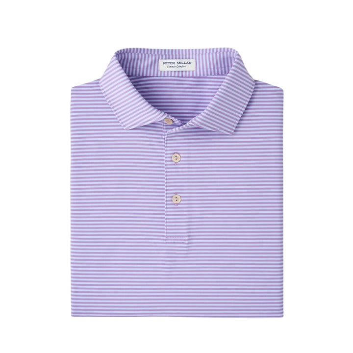 Hales Performance Jersey Polo in Purple Iris