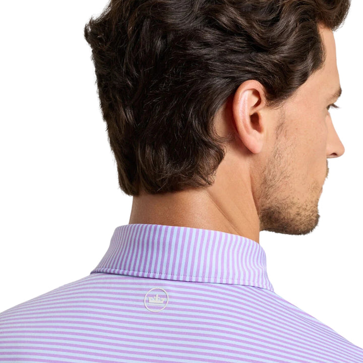 Hales Performance Jersey Polo in Purple Iris