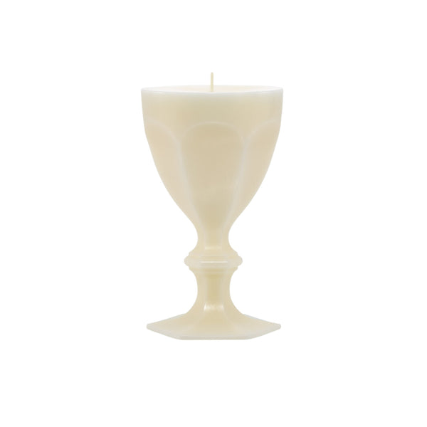 Harcourt Glass Candle - Ivory