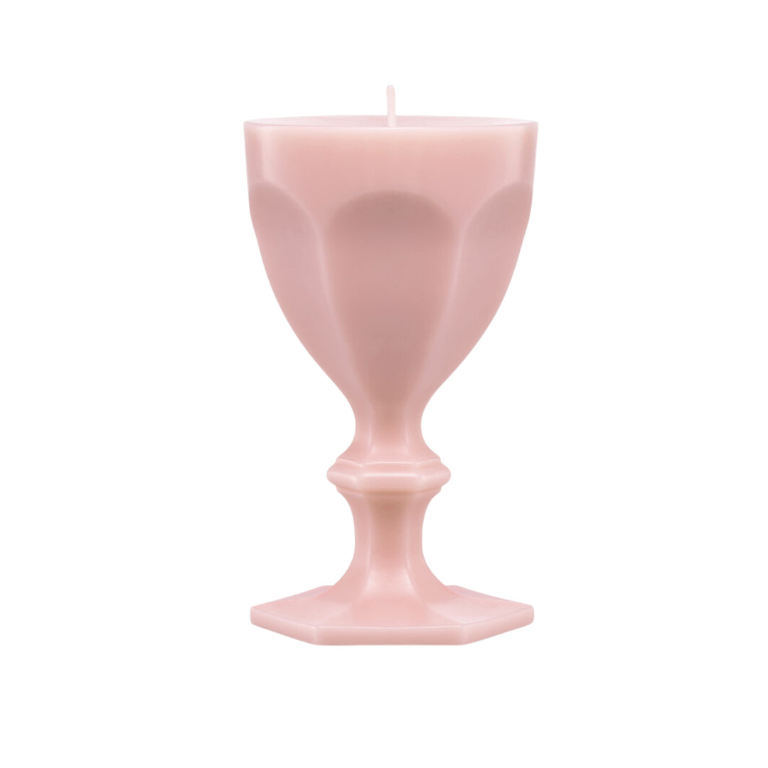 Harcourt Wax Glass Candle - Pink
