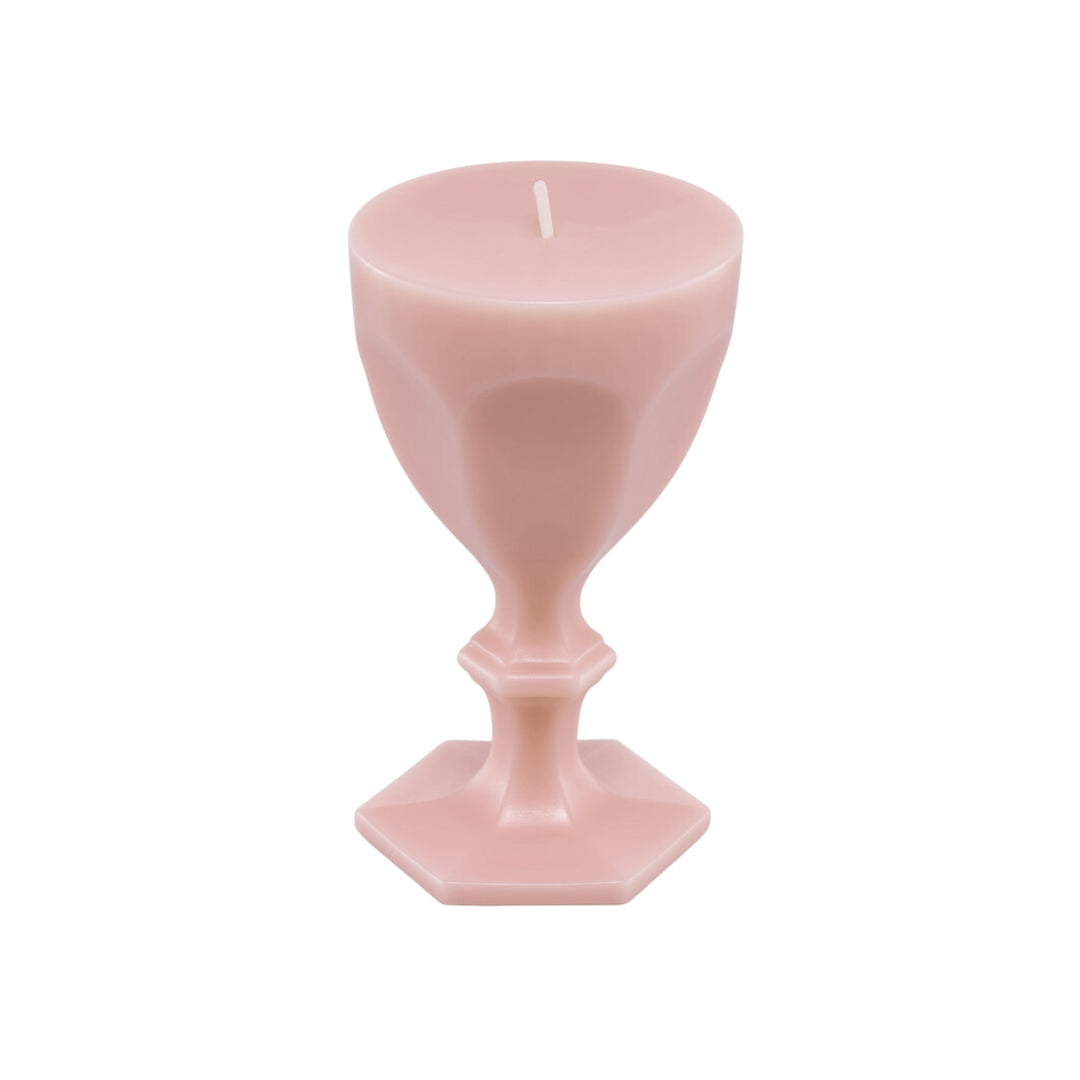 Harcourt Wax Glass Candle - Pink