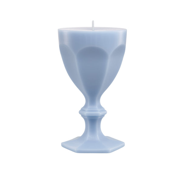 Harcourt Wax Glass Candle - Sky Blue
