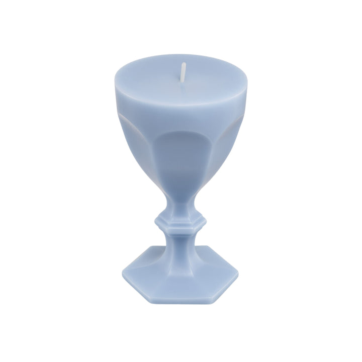 Harcourt Wax Glass Candle - Sky Blue