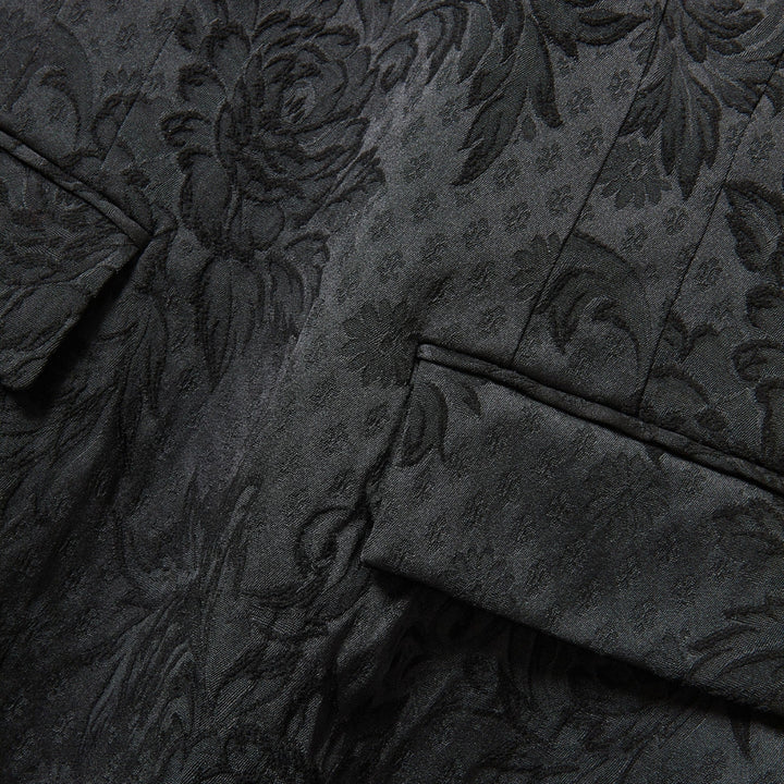 Haworth Floral Mini Dress in Black