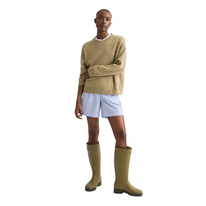 Henry St Short in Blue Haven/White