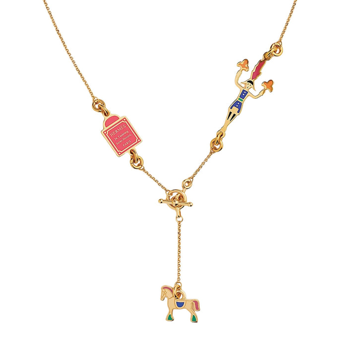 Hermès Cheval Necklace in Casaque